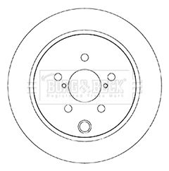 BORG & BECK Piduriketas BBD5345